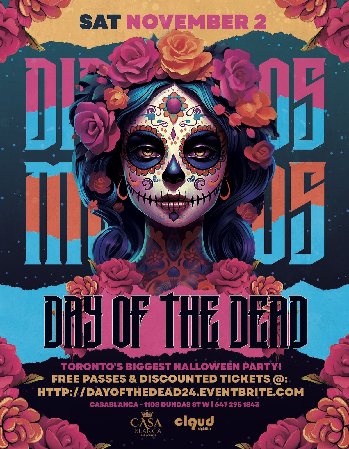 DAY OF THE DEAD @ CASABLANCA | SUN NOV 2 | 17+ & FREE ENTRY