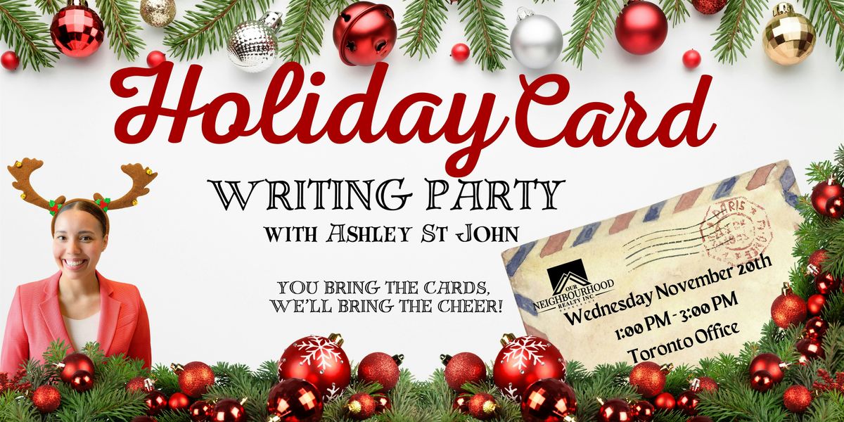 Holiday Card Writing Party with Ashley St John