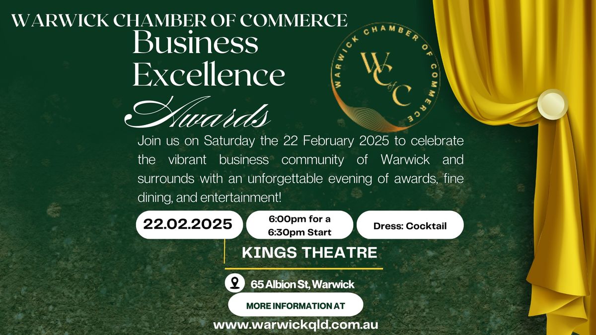  Warwick Chamber of Commerce Business Excellence Awards 