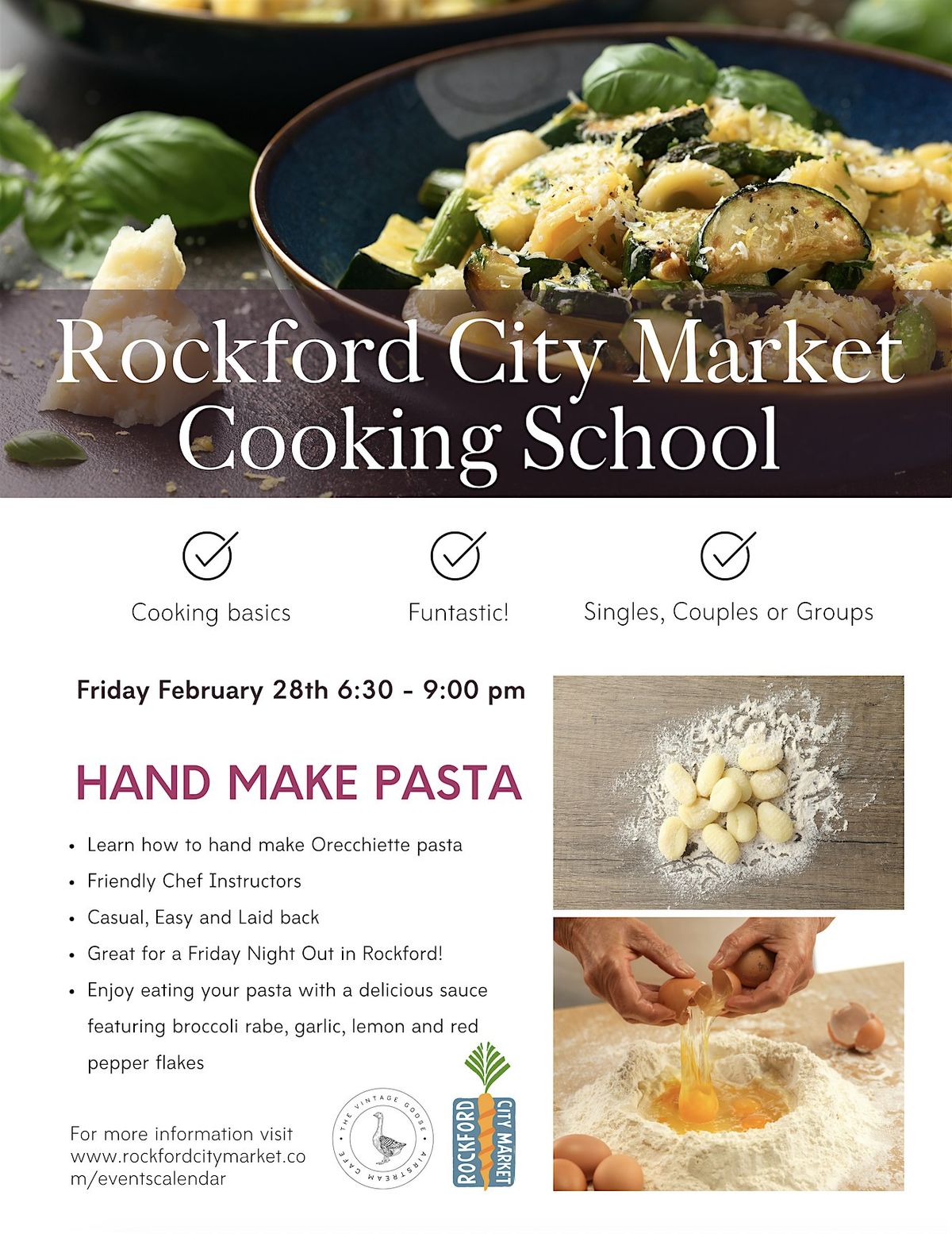 Rockford City Market Cooking School - Hand Make Pasta