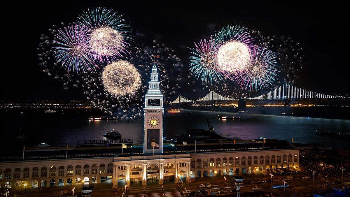 NEW YEAR'S EVE 2026 - LIVE FIREWORKS ON THE EMBARCADERO - OPEN BAR