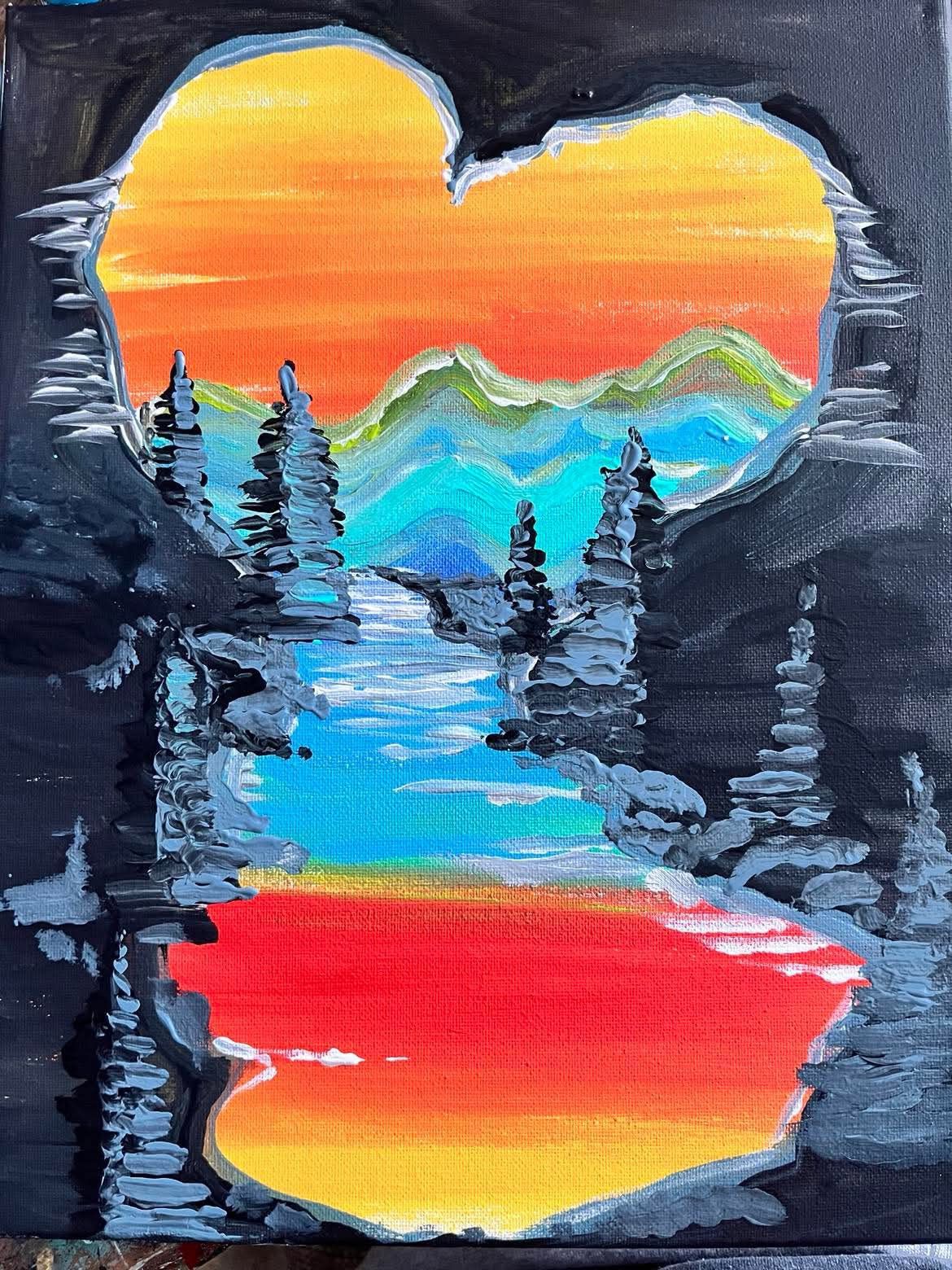 Sunset painting class 