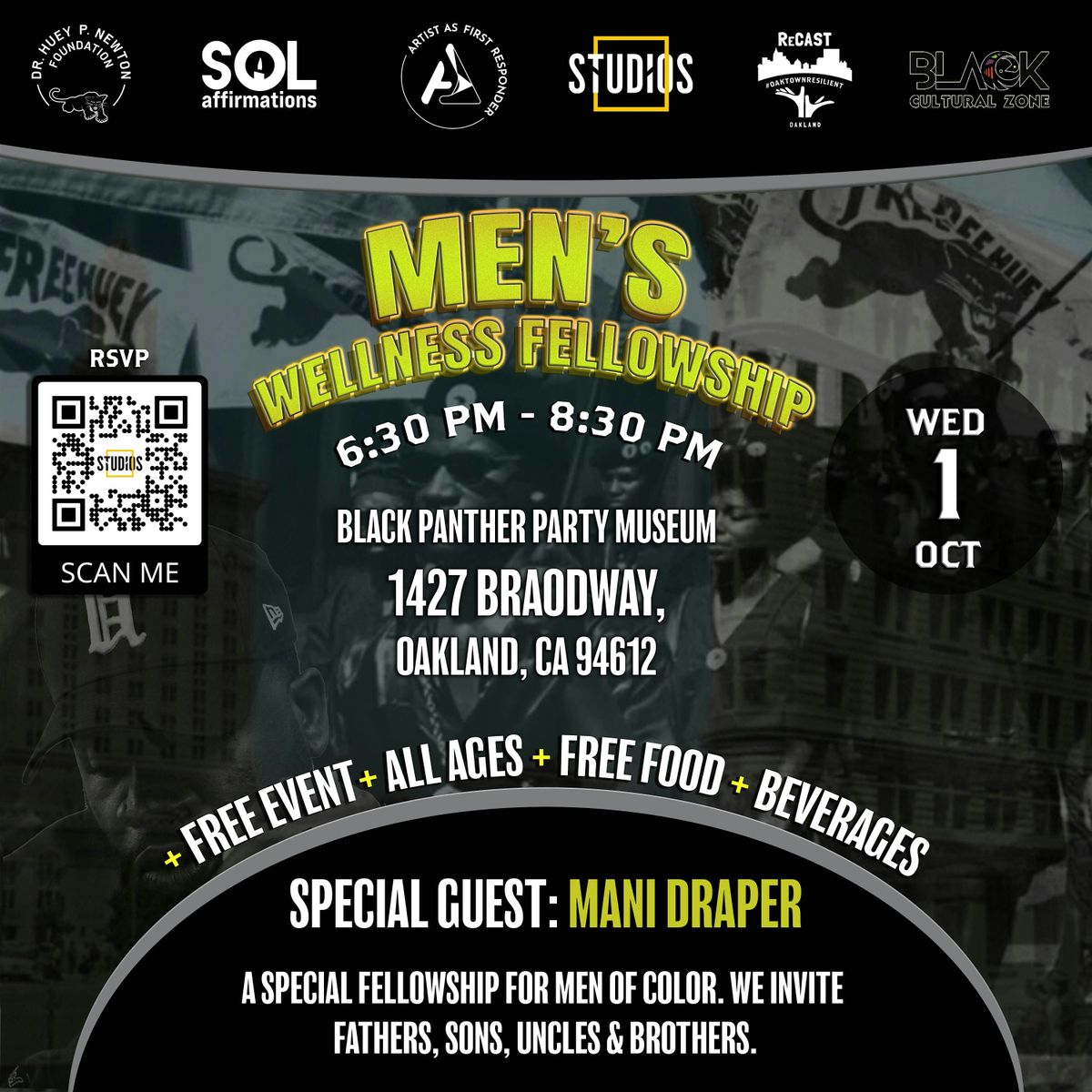 Men's Wellness Fellowship: Mental Wellness Support Group For Men Of Color
