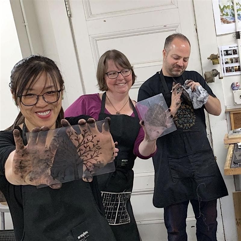 Intaglio Printing Workshop Boston by Hoamsy