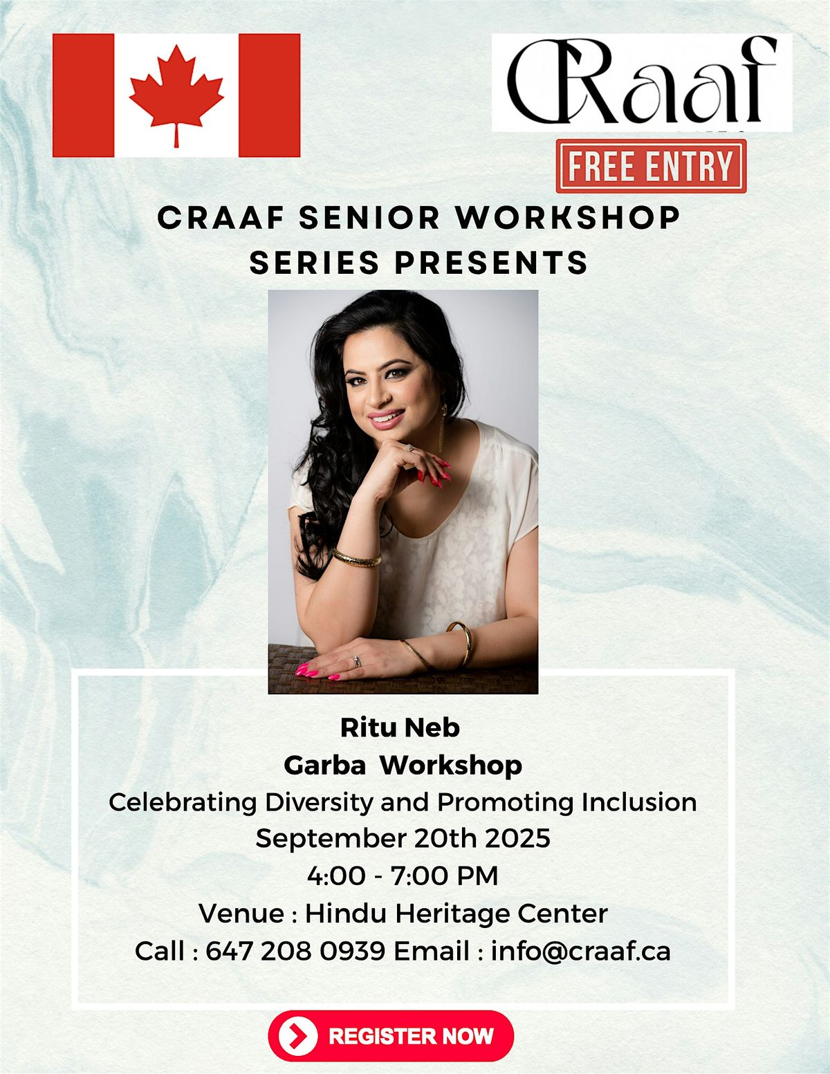 Garba  Workshop Celebrating Diversity and Promoting Inclusion with Ritu Neb