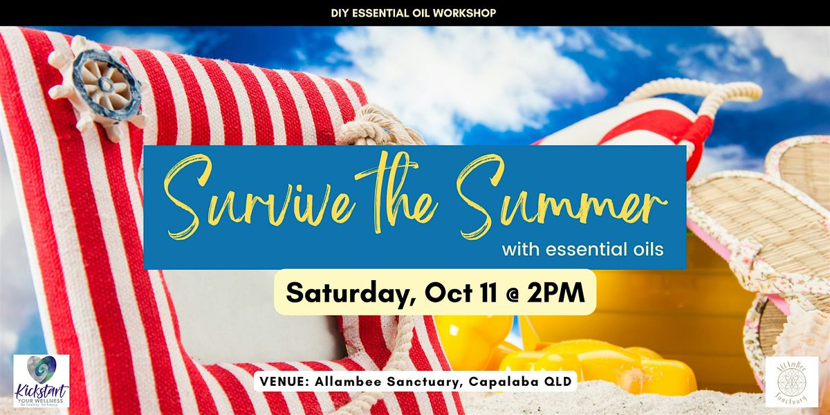 Summer Essentials DIY Workshop: Cool Down, Glow Up with Essential Oils