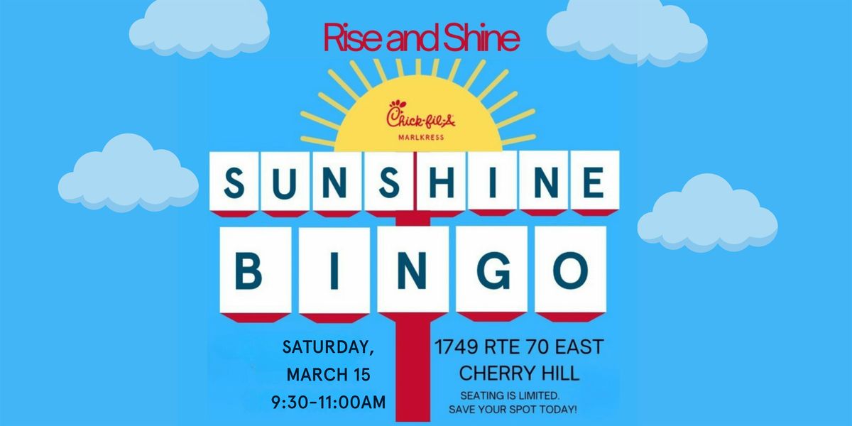 Rise and Shine Family Bingo