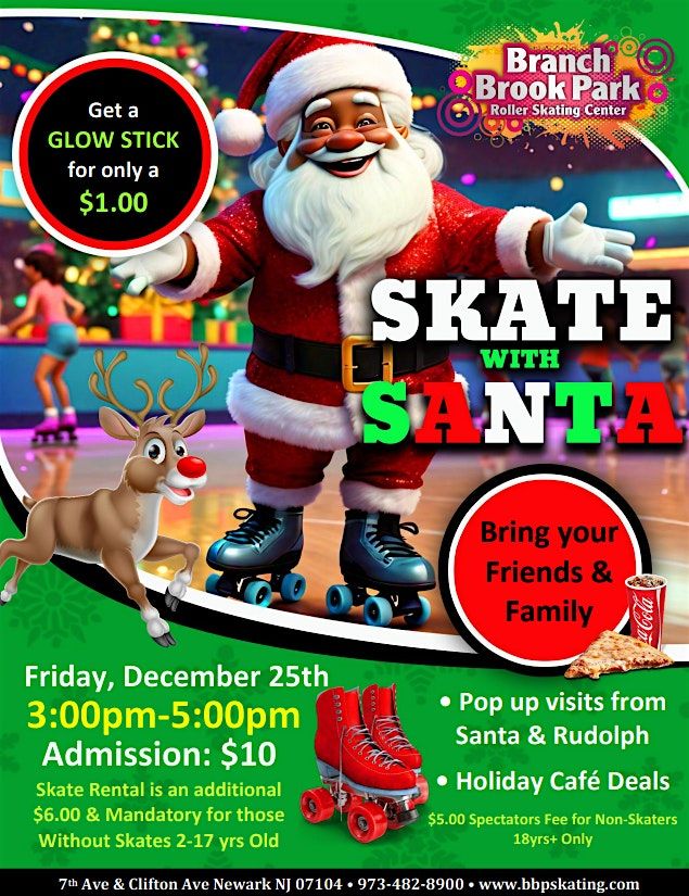 Roll with Santa and Rudolph Skate