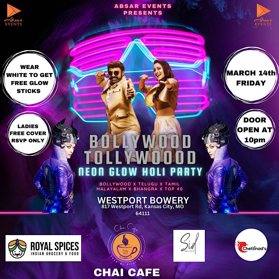 BOLLYWOOD X TOLLYWOOD HOLI PARTY