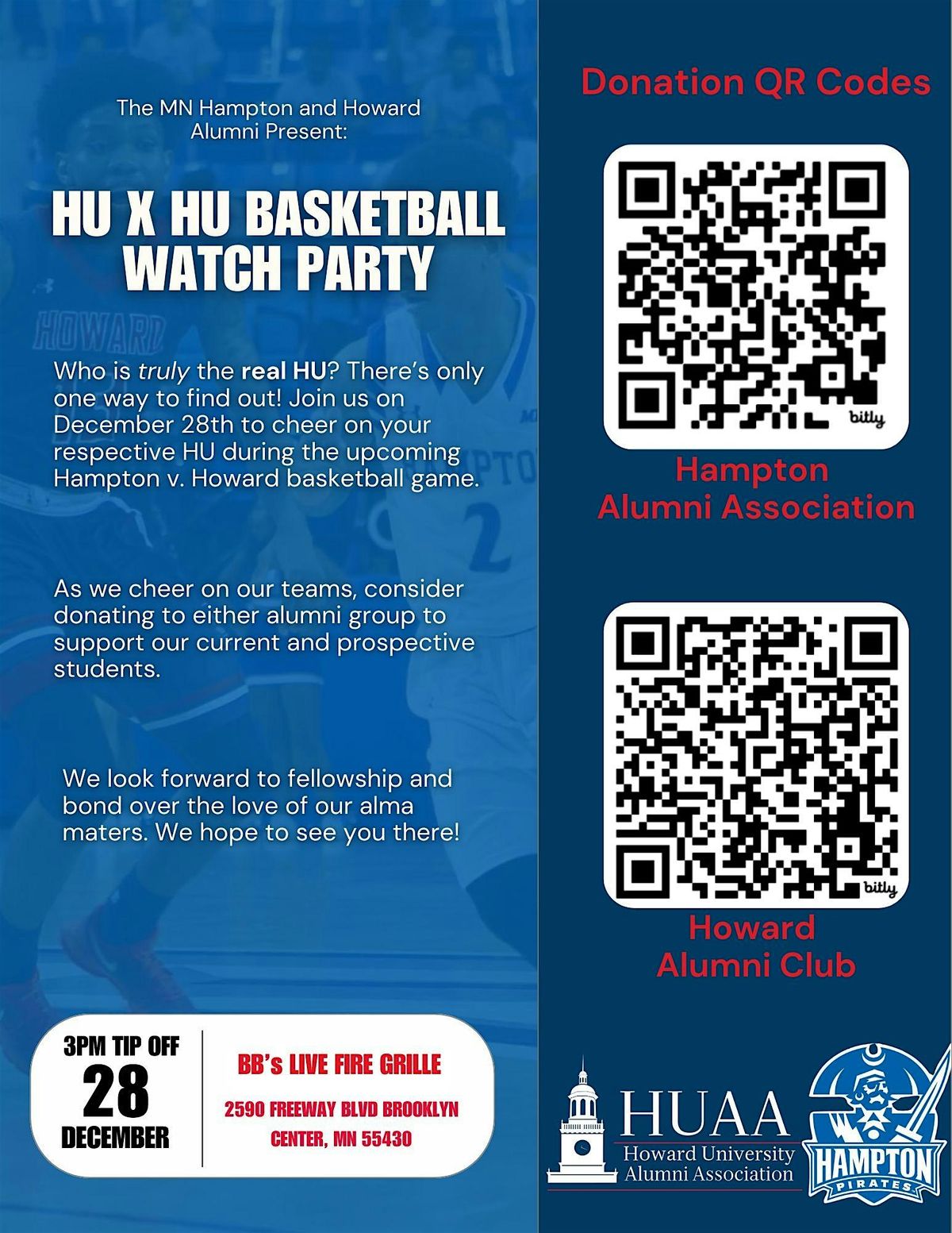 HU x HU Basketball Watch Party