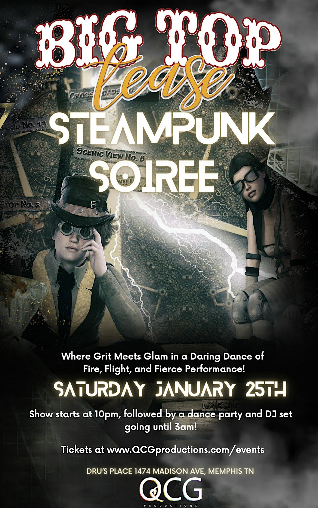 Big Top Tease:  Steampunk Soiree