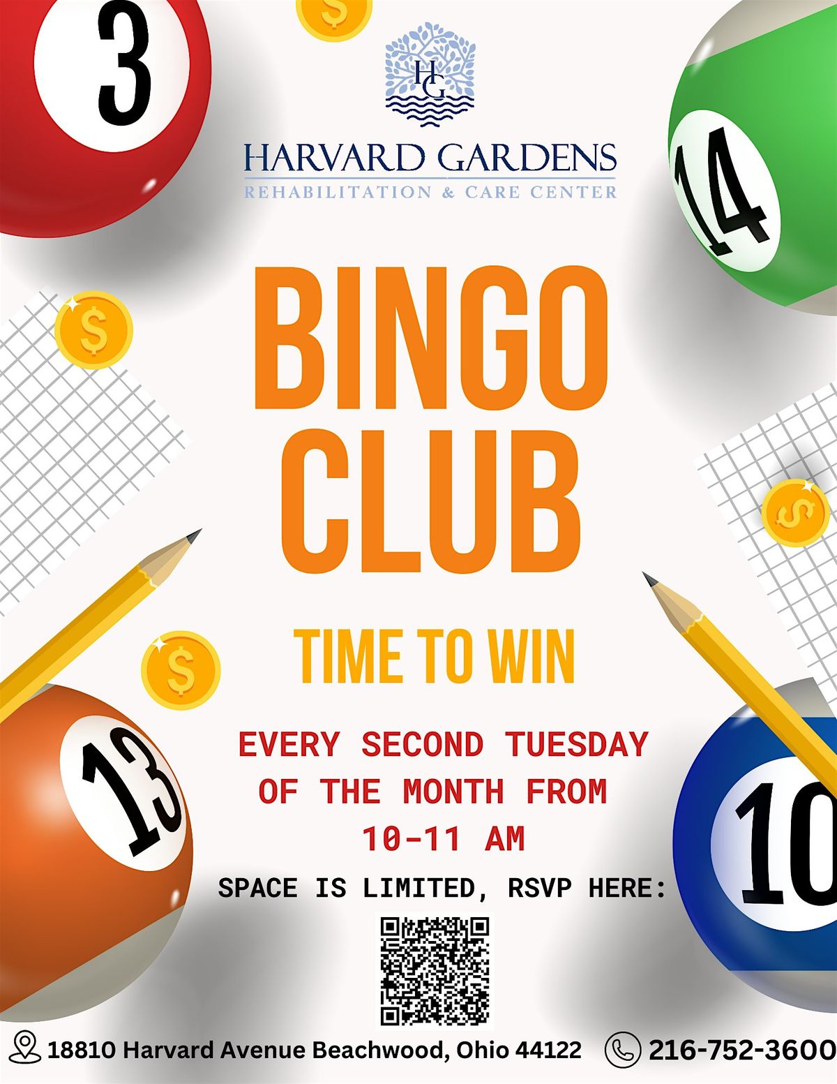 Bingo at Harvard Gardens