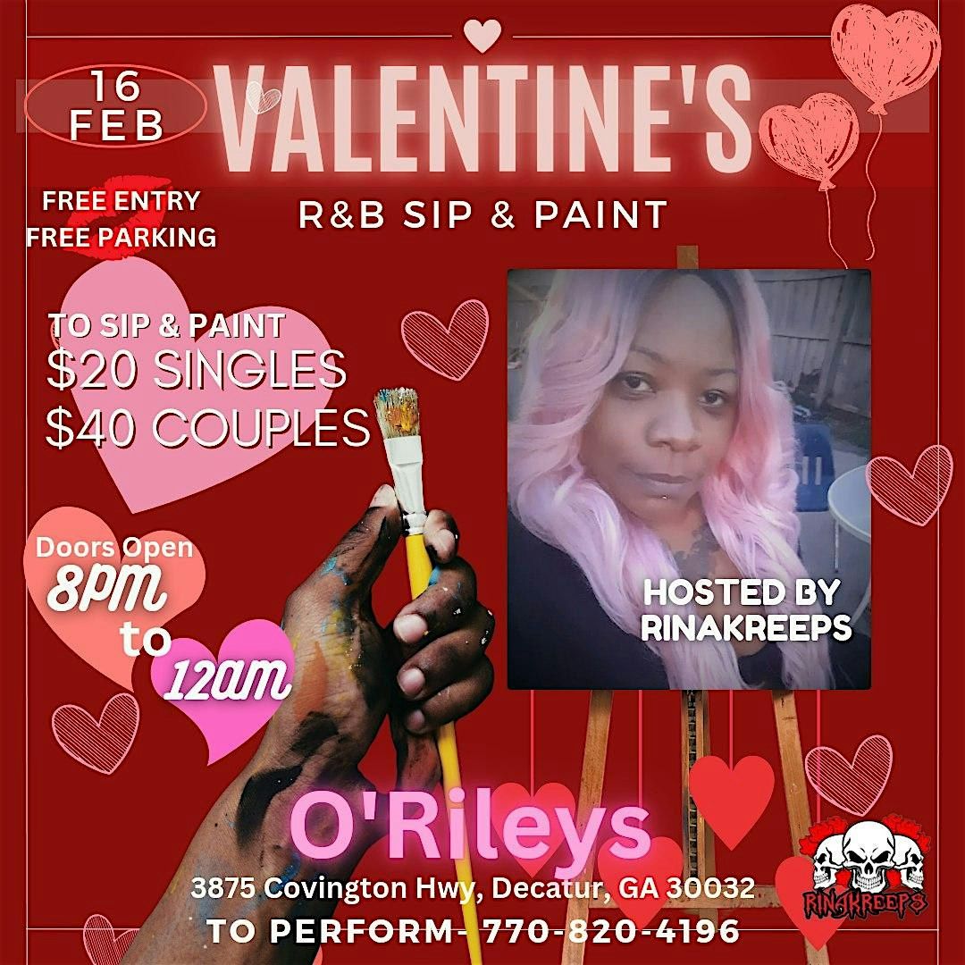 Valentine's R&B Sip n Paint