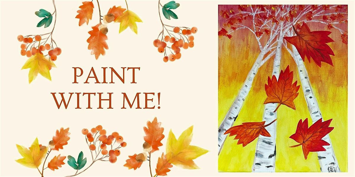 Adult Paint With Me: Fall Themed