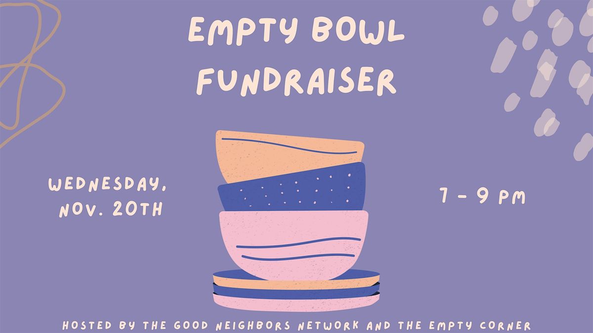 Empty Bowl Fundraiser