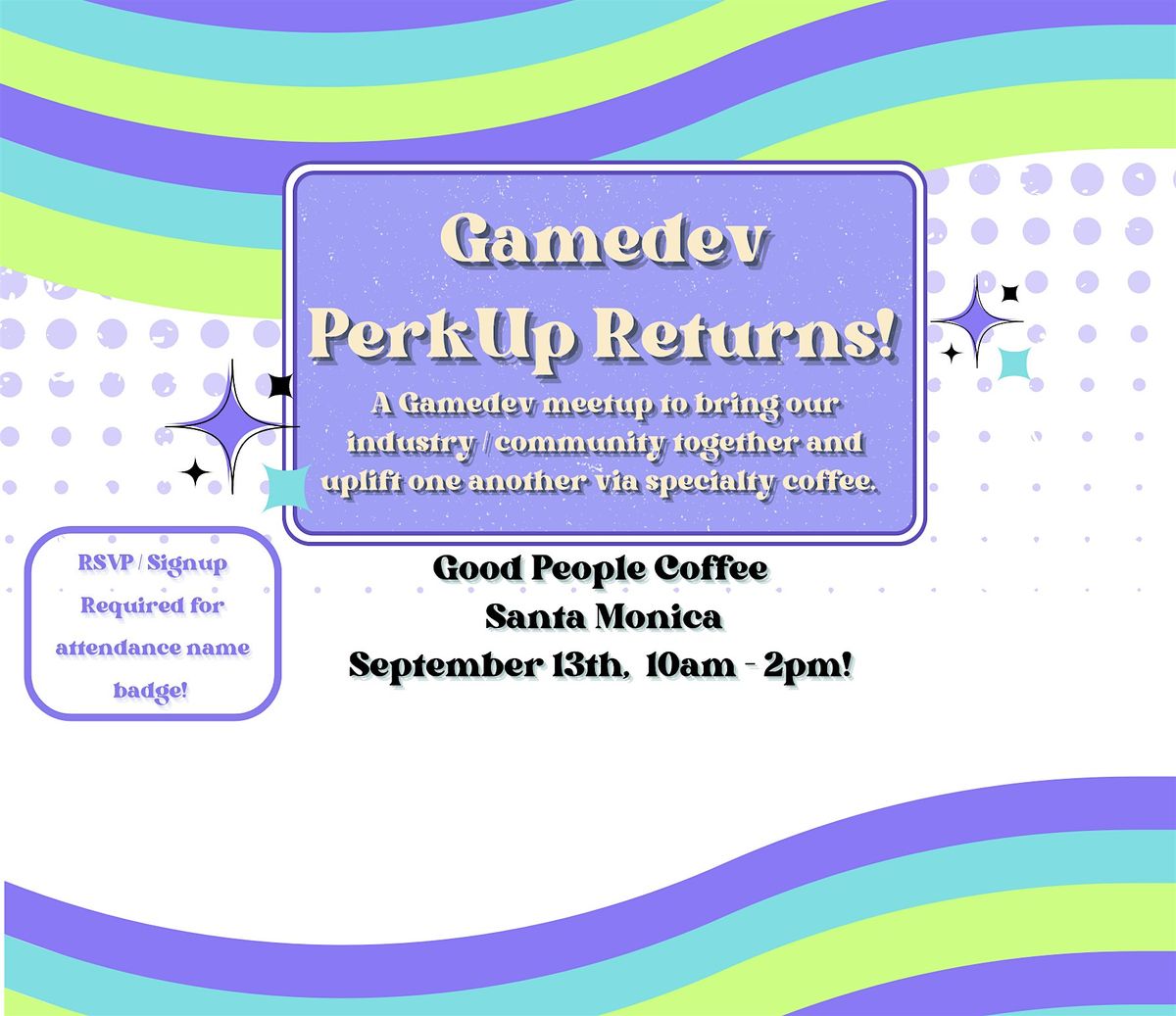 Gamedev PerkUp - September Event 2025