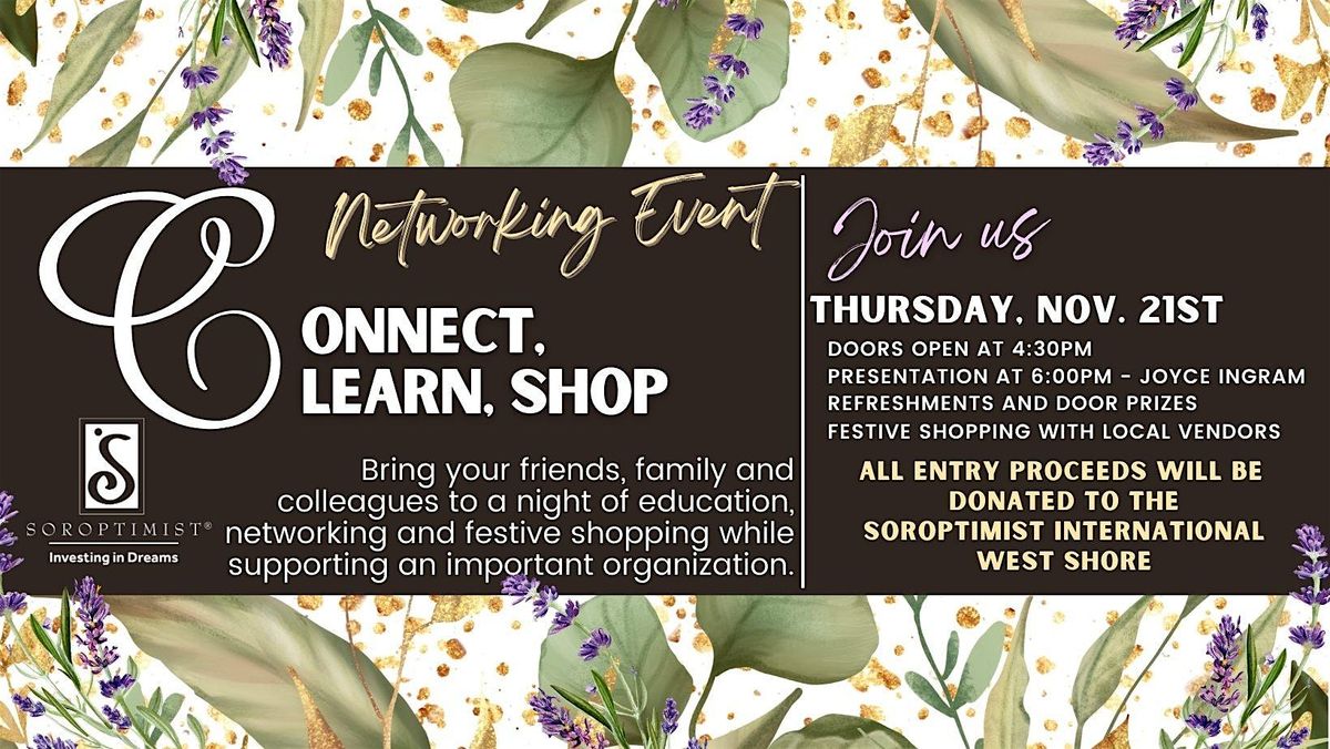 Connect, Learn, Shop - Festive Networking!