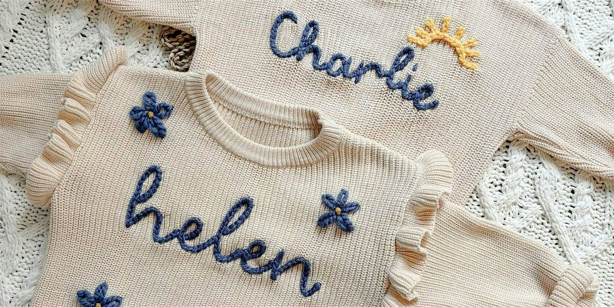 Sip & Stitch: Hand-Embroidered Sweater Workshop at Cushwa