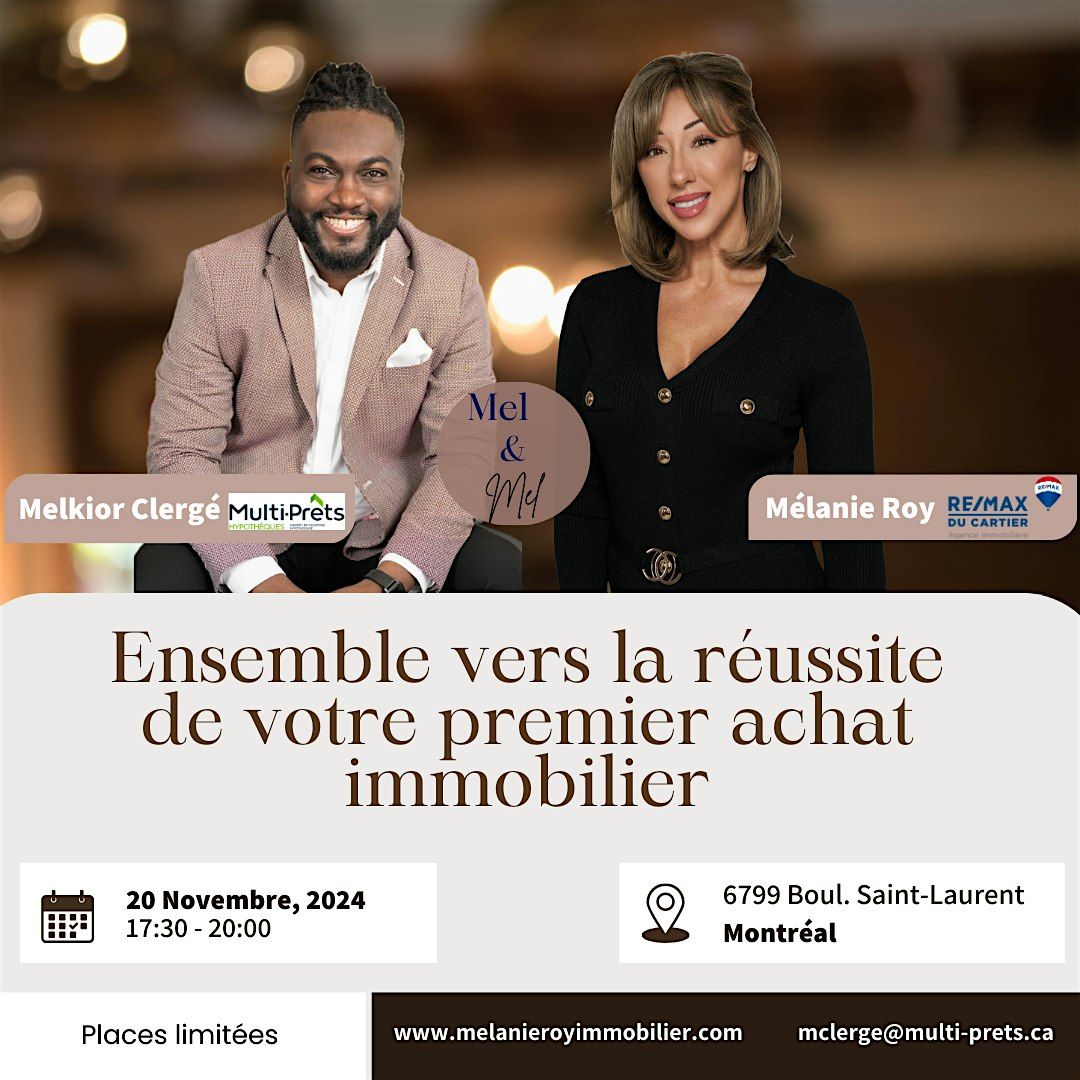 Ensemble vers la r\u00e9ussite de votre premier achat immobilier