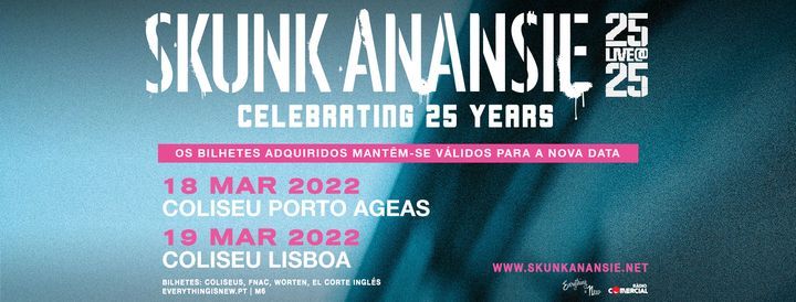 Nova Data: Skunk Anansie \/\/ Coliseu Porto Ageas