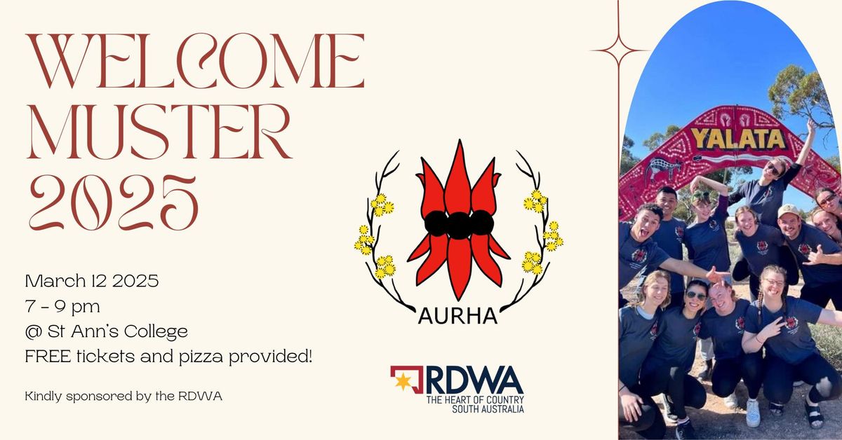 AURHA Welcome Muster 2025