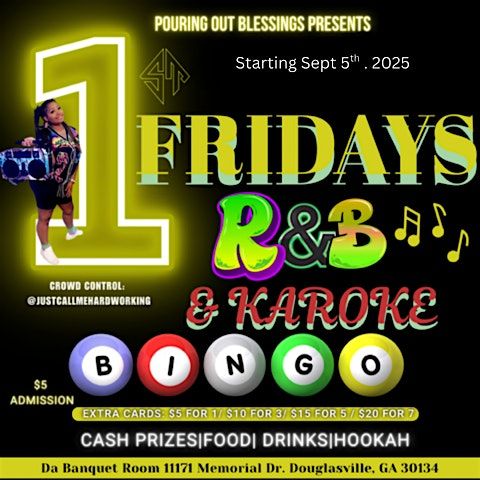 1 First Friday's R&B &  Karaoke
