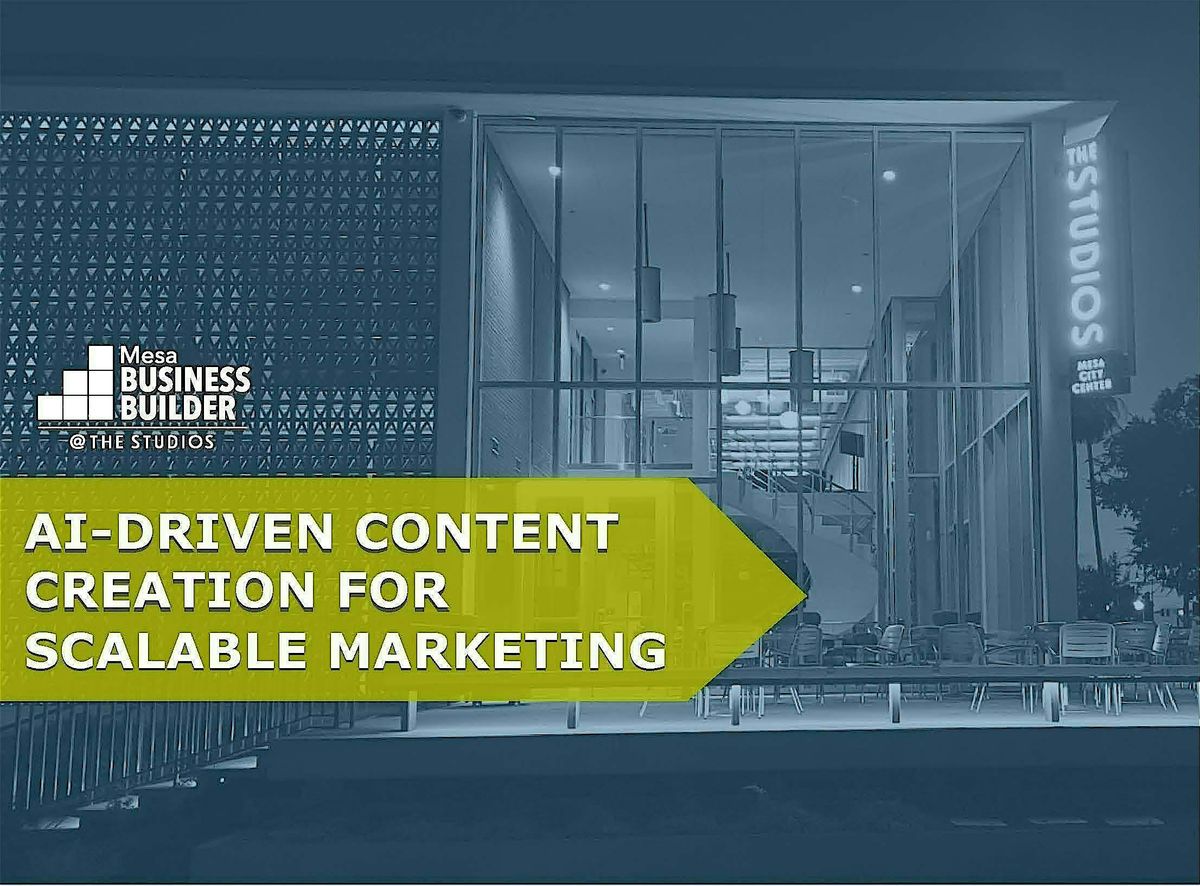 Workshop 3: AI-Driven Content Creation for Scalable Marketing