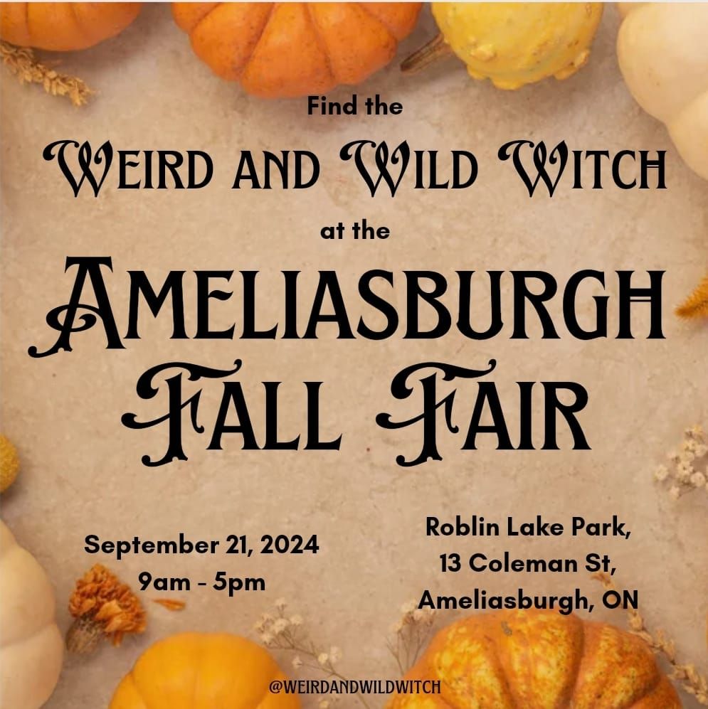 Find the Weird and Wild Witch at the Ameliasburgh Fall Fair