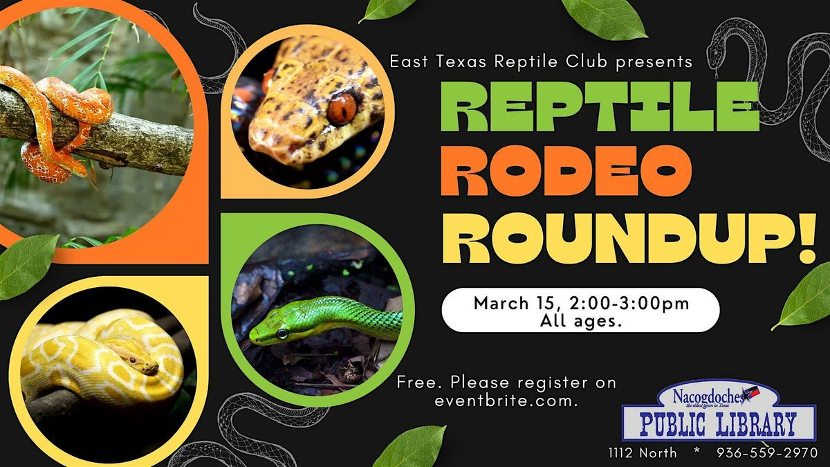 REPTILE RODEO ROUNDUP!