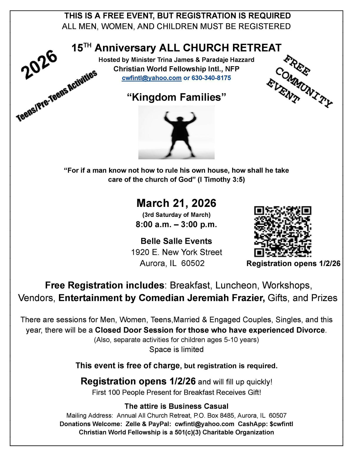 15th Annual All Church Retreat