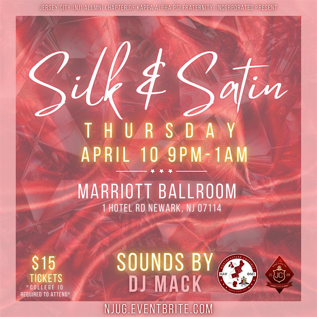 Jersey Nupes Silk & Satin Undergraduate Party