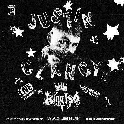 Leedz Edutainment Presents: Justin Clancy w\/ King Iso, Lateb, and Fixcoop