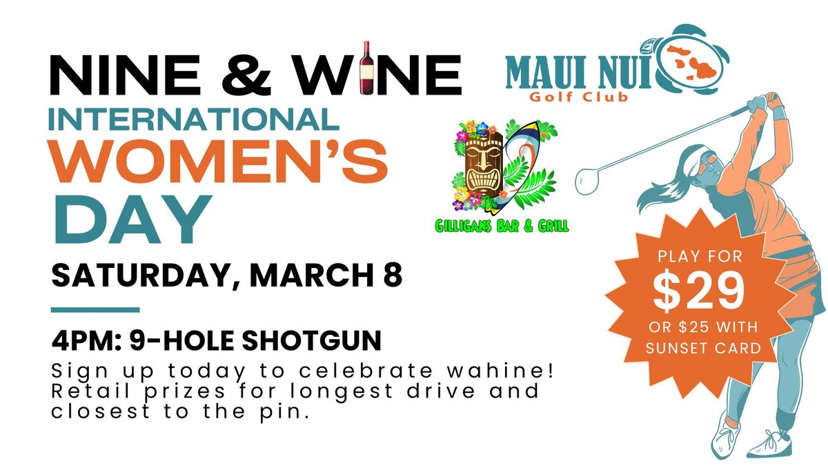 Nine & Wine for International Women's Day