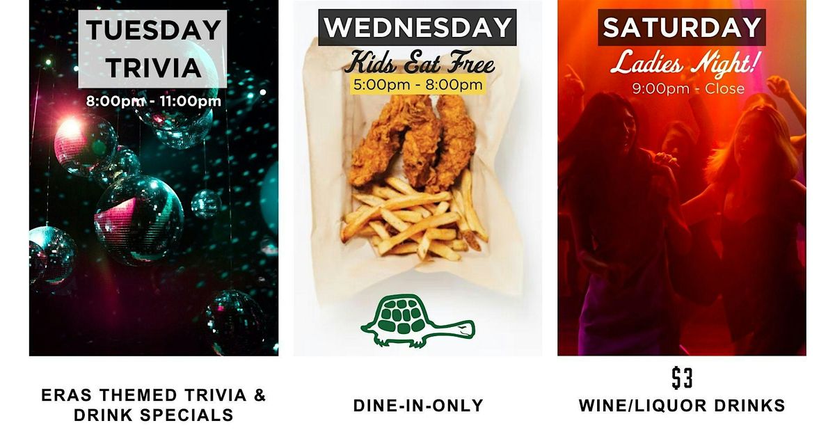 Weekly Events | The Greene Turtle-Middletown, DE