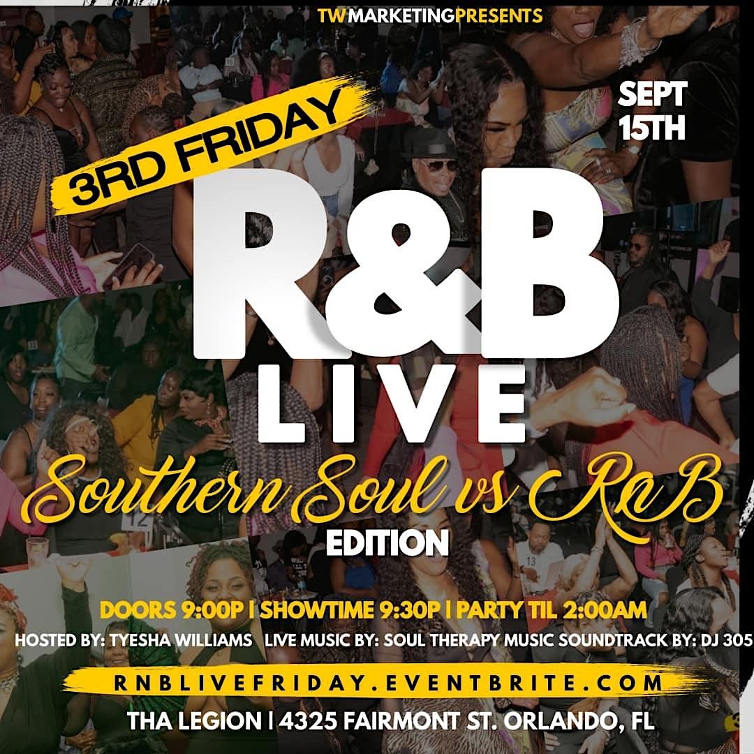 3rd Friday RnB LIVE