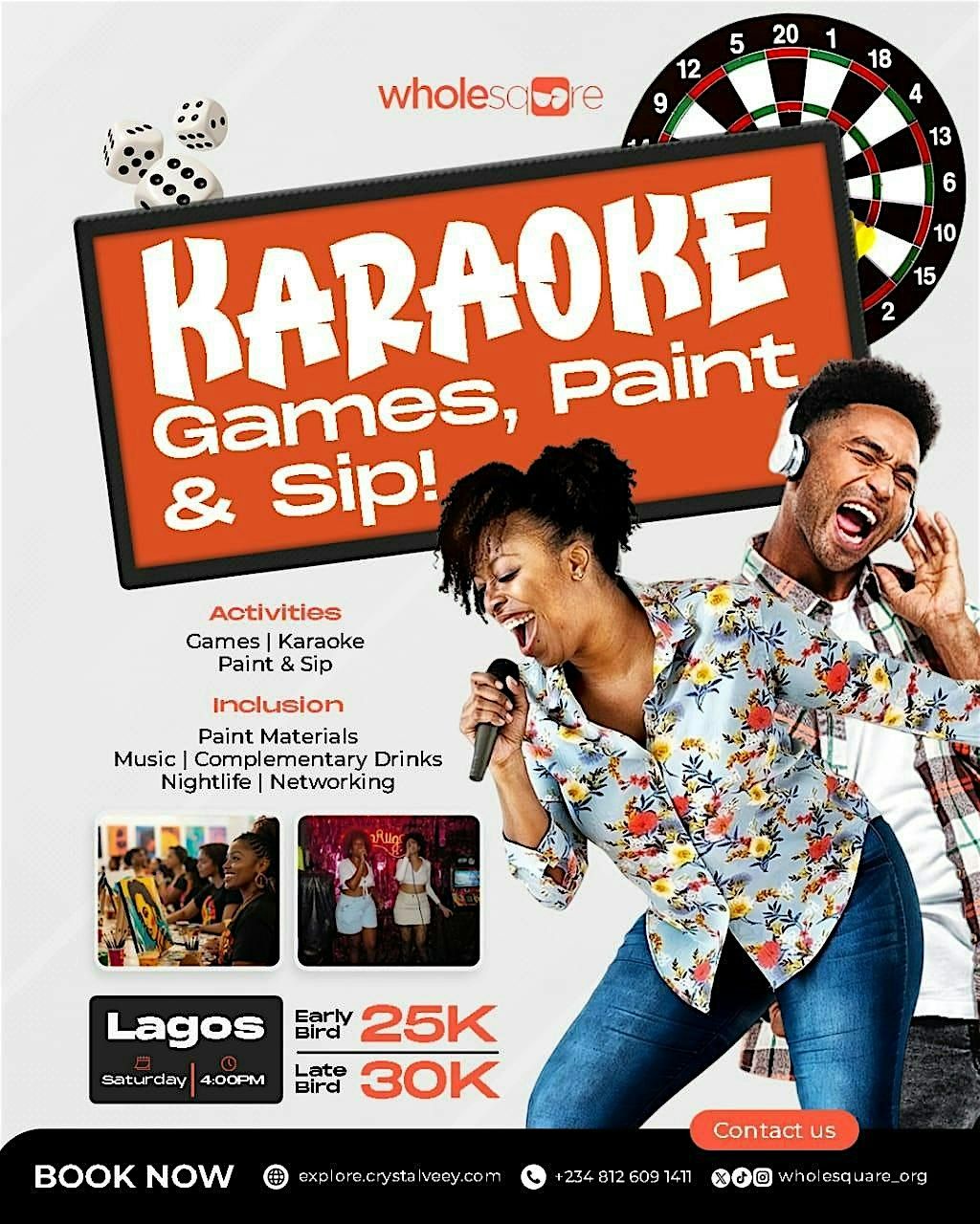 Karaoke: Games, Paint and Sip