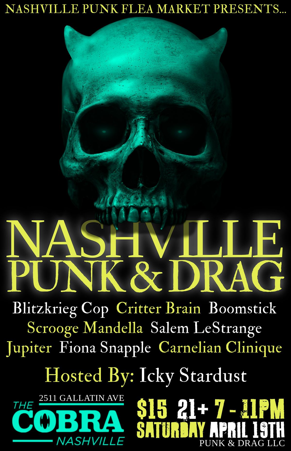 Nashville Punk Flea Market Presents: NASHVILLE PUNK & DRAG