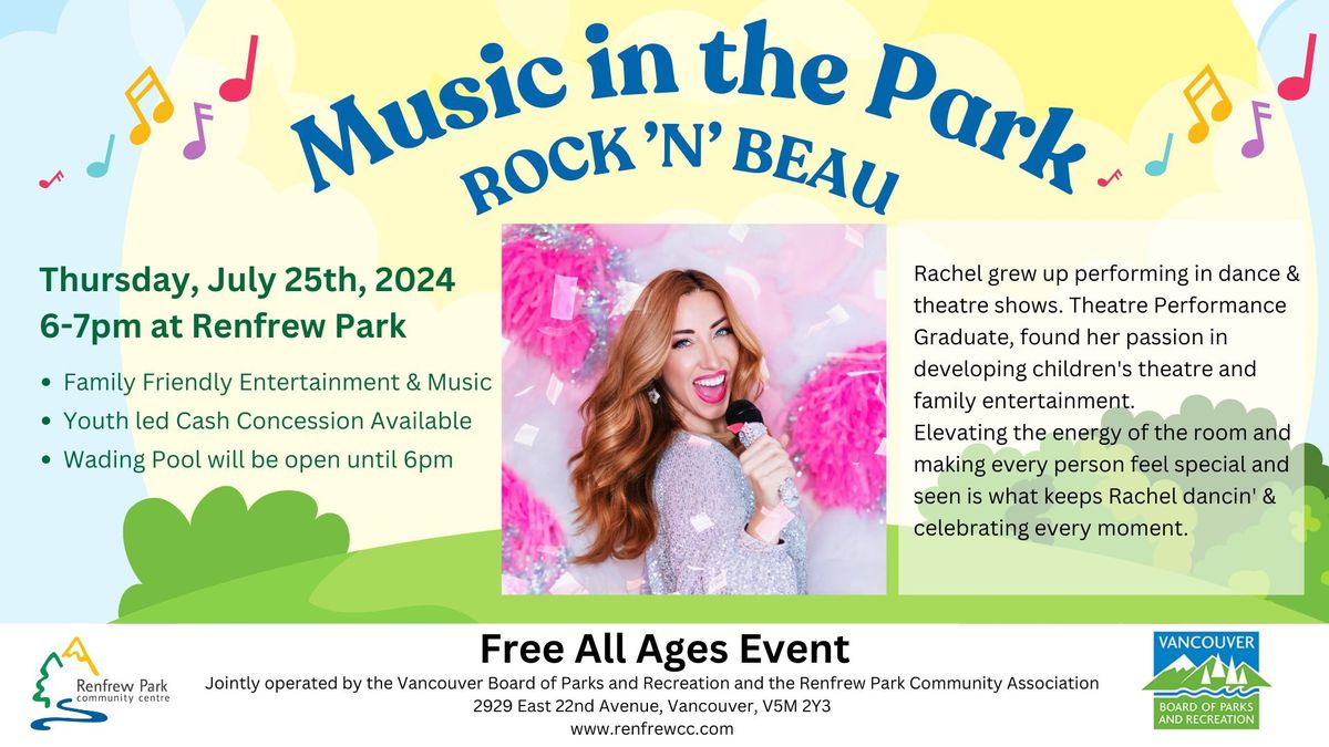 Music in the Park with ROCK 'N' BEAU