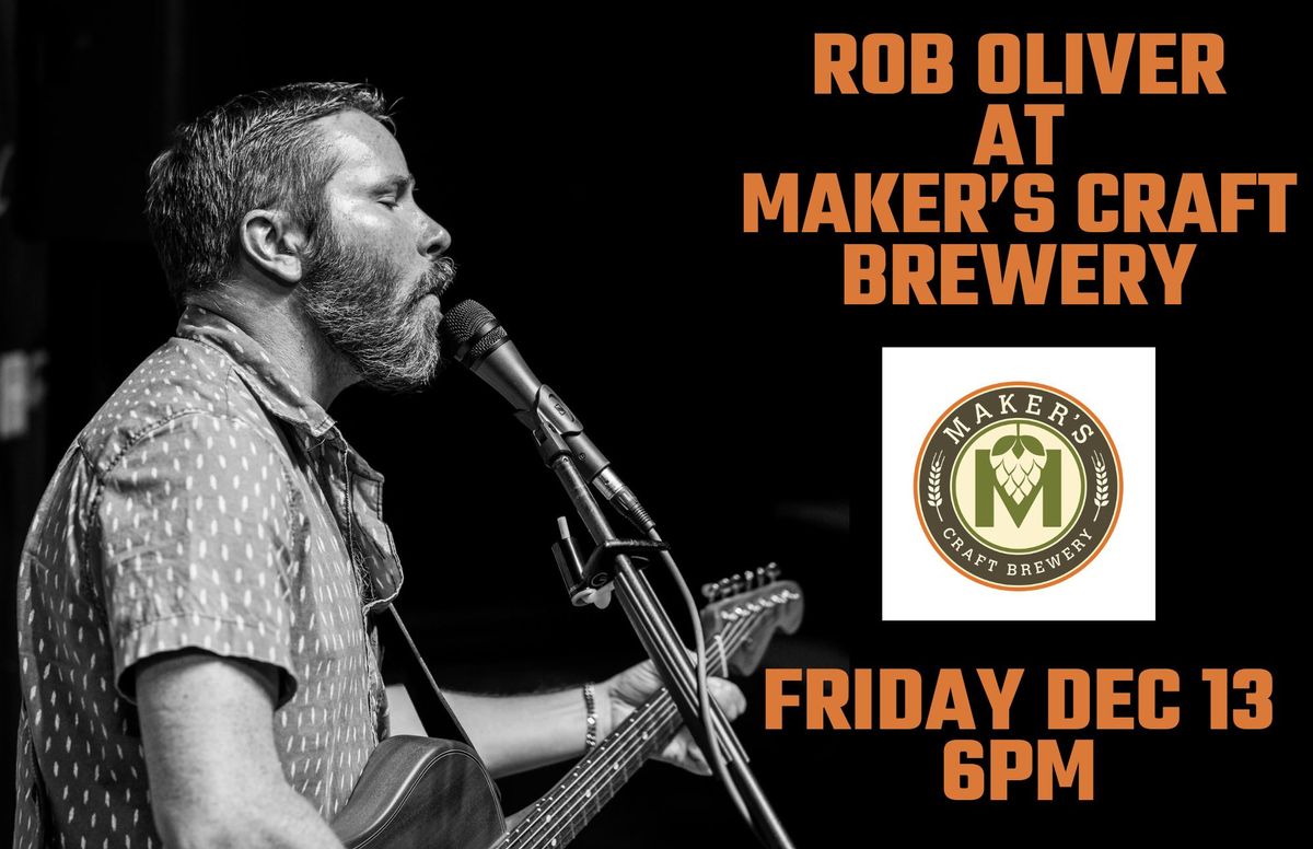 Rob Oliver at Maker's Craft Brewery