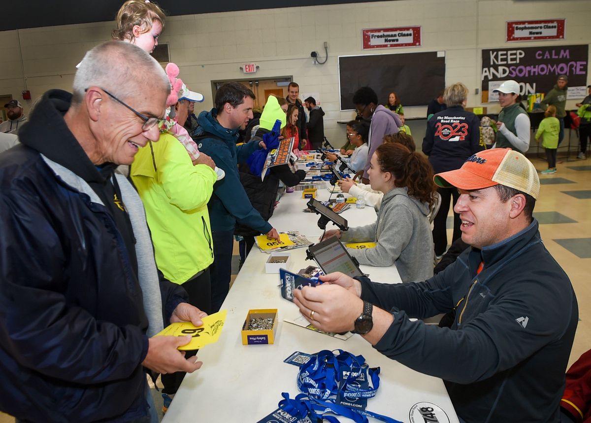 Manchester Road Race Bib Pick-Up