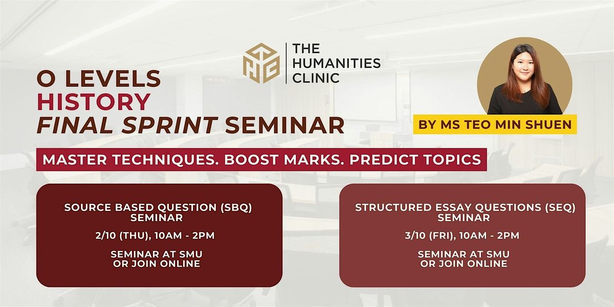 O-Level History Final Sprint Seminar