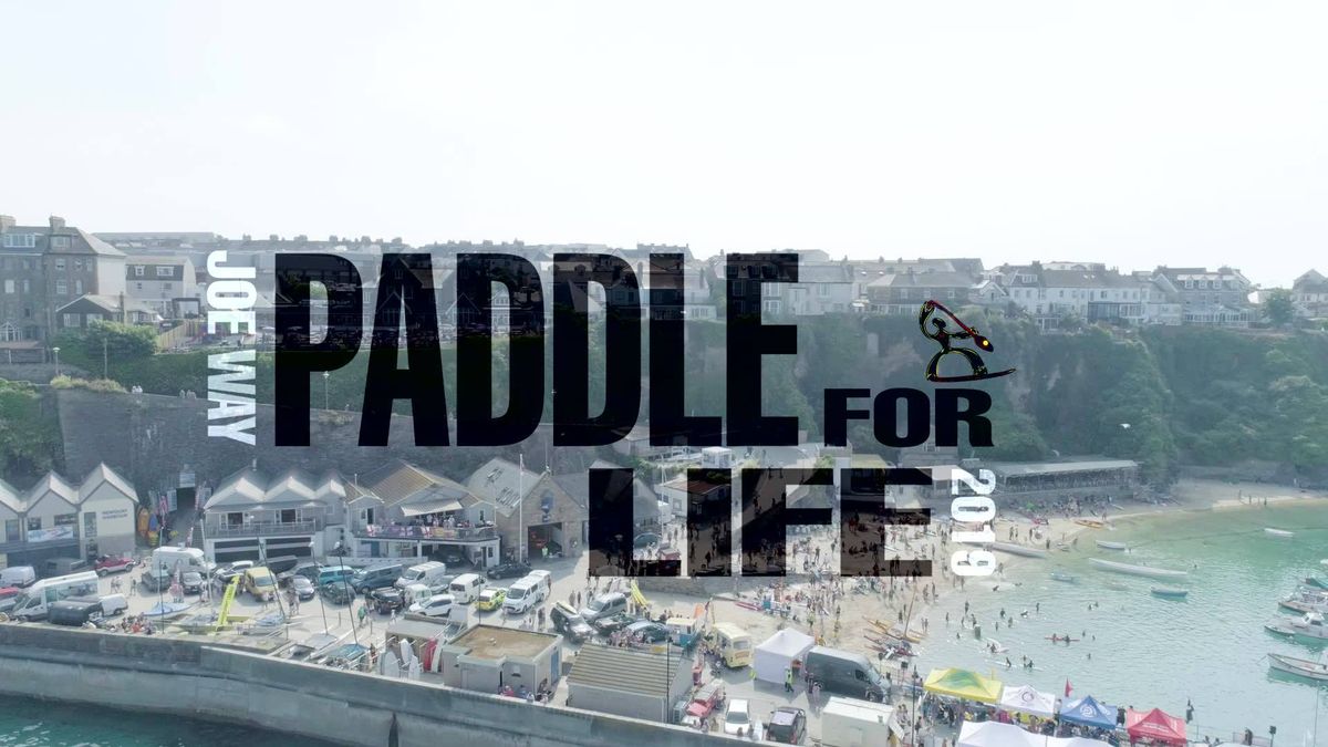 Joe way paddle for life - charity event