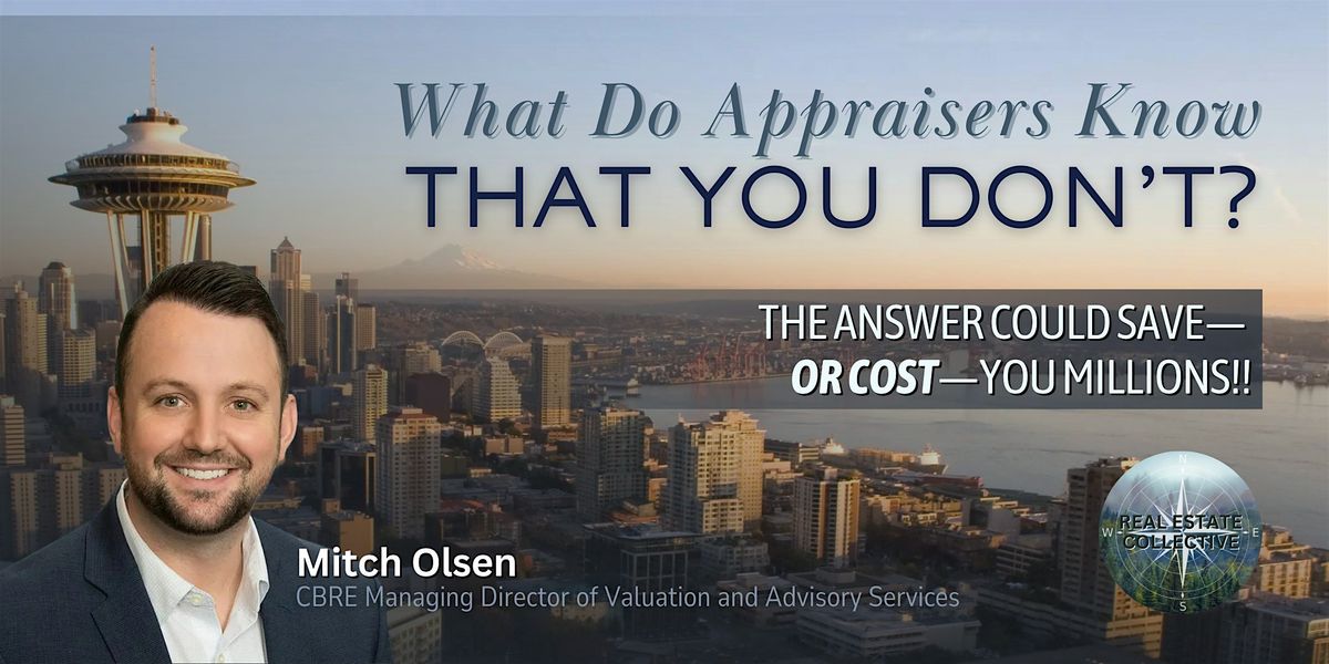 Exclusive Town Hall Event: What Do Appraisers Know That YOU DON'T?!