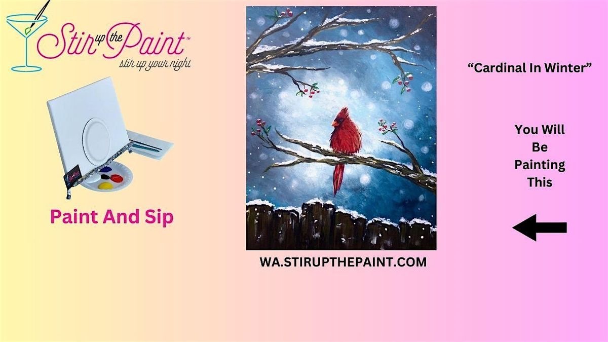 Seattle Paint and Sip, Paint Party, Paint Night  With Stir Up The Paint