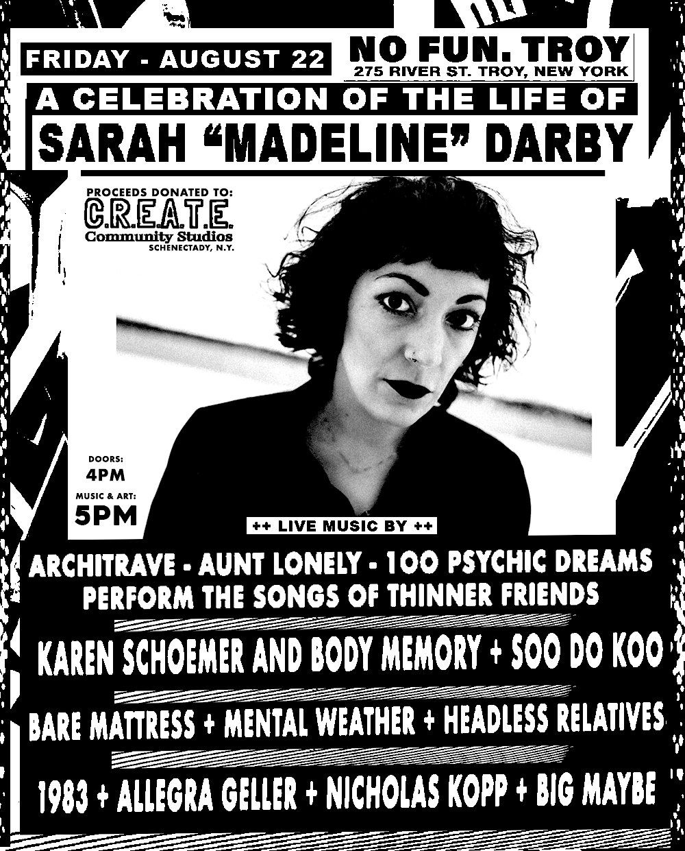 A Celebration of the Life of Sarah "Madeline" Darby