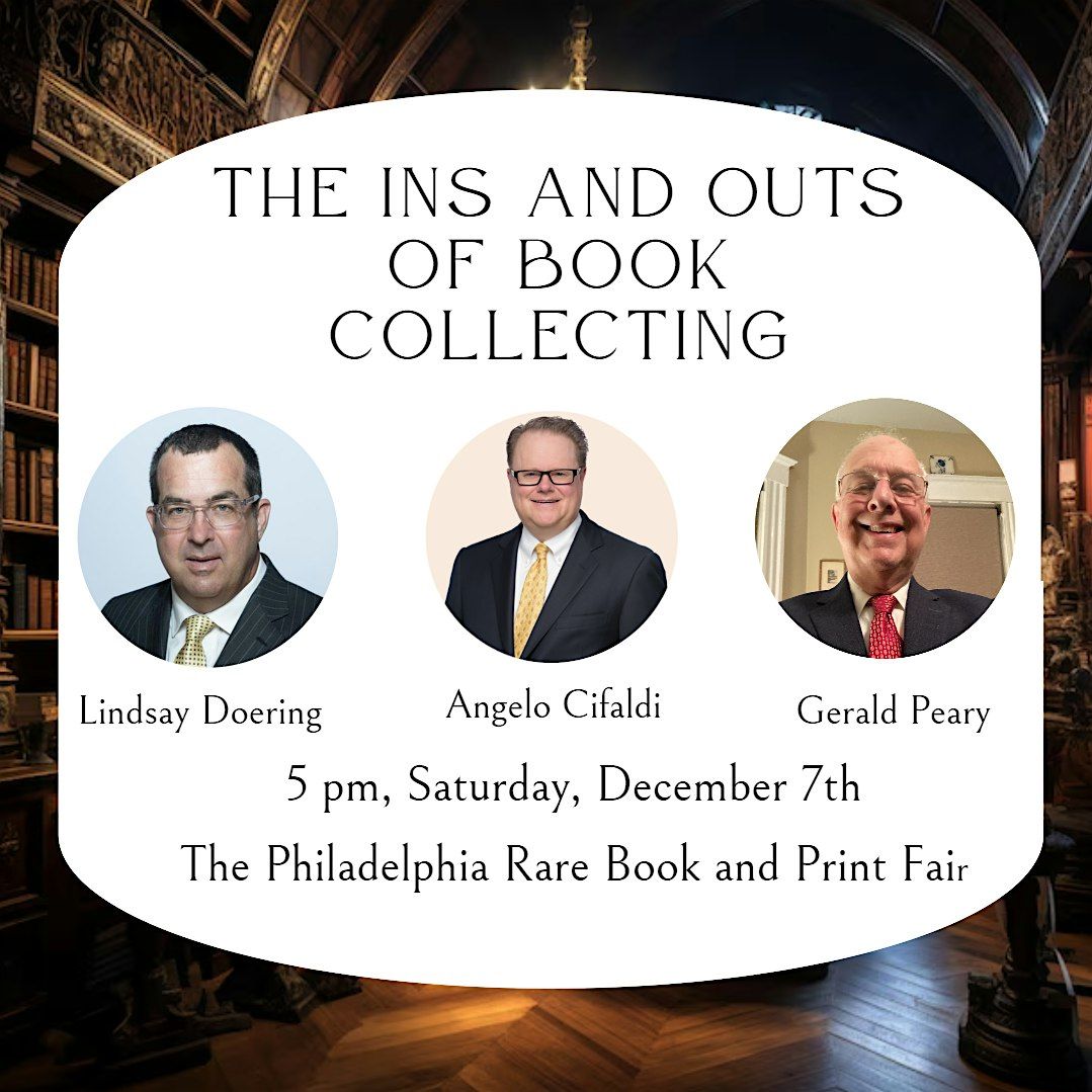 The Ins and Outs of Book Collecting