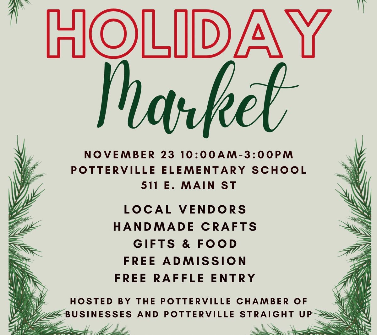 Third Annual Potterville Holiday Market