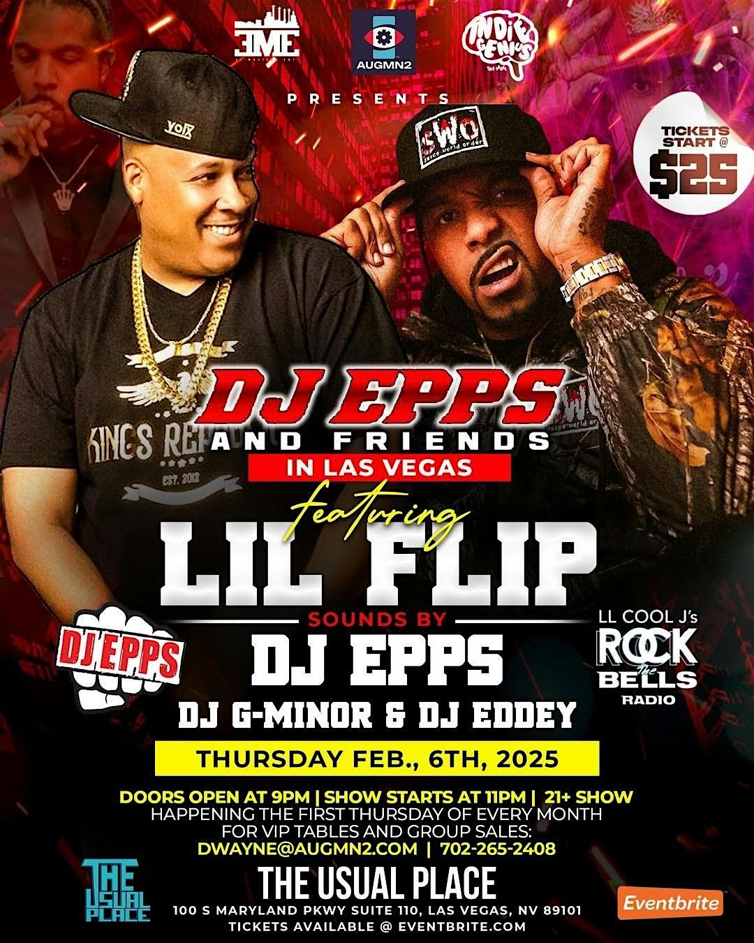 DJ EPPS and Friends Present Lil Flip at The Usual Place Las Vegas!