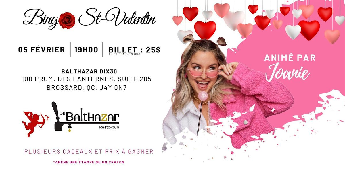 Bingo St-Valentin Dix30