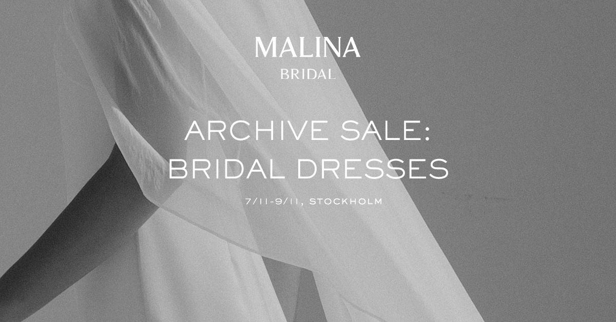 Archive Sale Malina Bridal